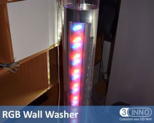 RGB LED 壁洗濯機建築壁洗浄照明 LED ファサード クリー LED の壁洗濯機 1 M 壁洗濯機ライト屋外の装飾的なライト プログラム可能な LED の照明の照明ライト クリー LED エクステリア照明